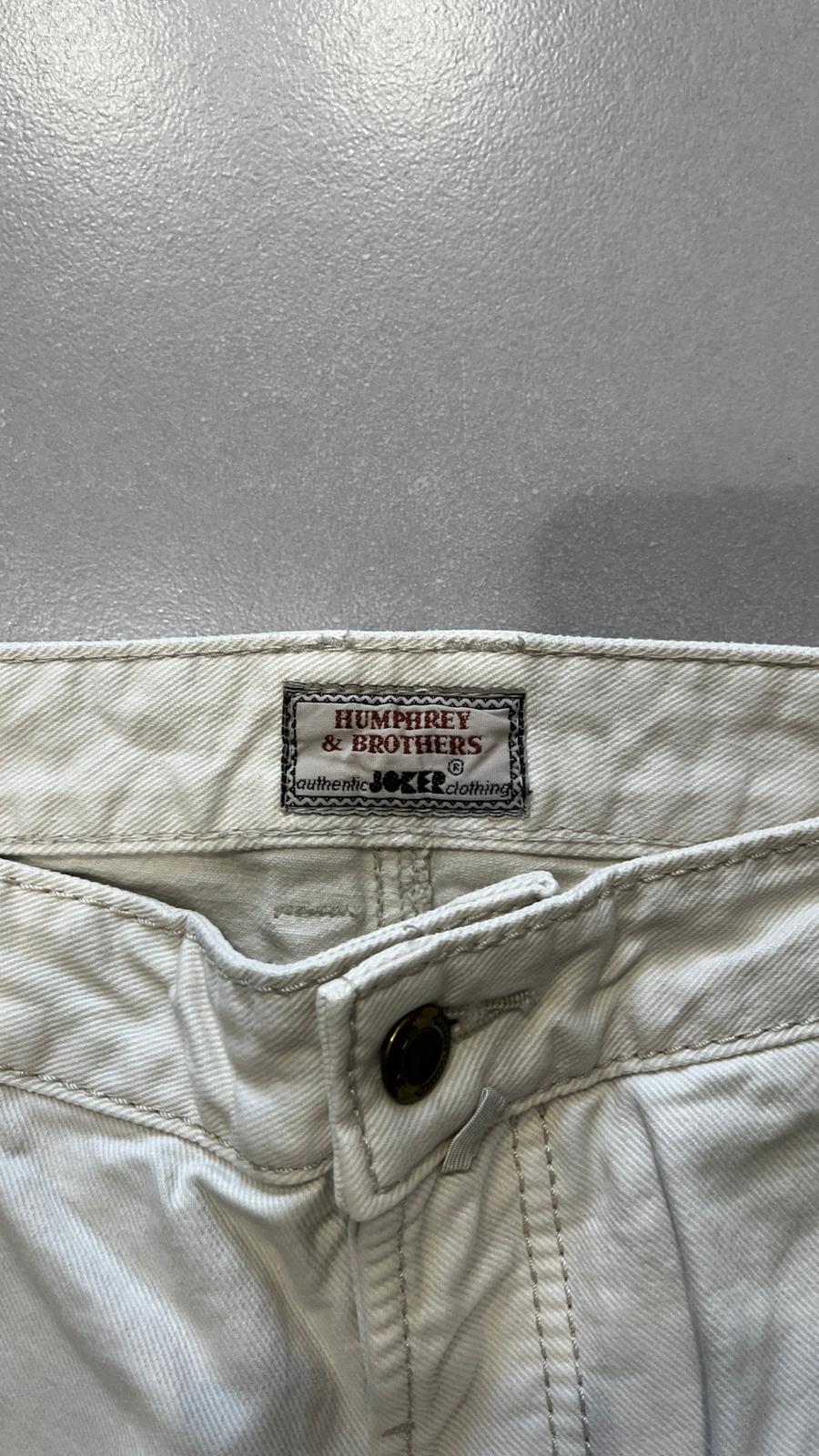 Denim Jeans Baggy Fit Bianco / Panna (XXL)