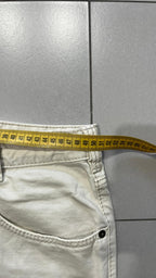 Denim Jeans Baggy Fit Bianco / Panna (XXL)