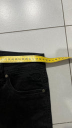Denim Jeans Black Straight Fit Black Devil (XL)