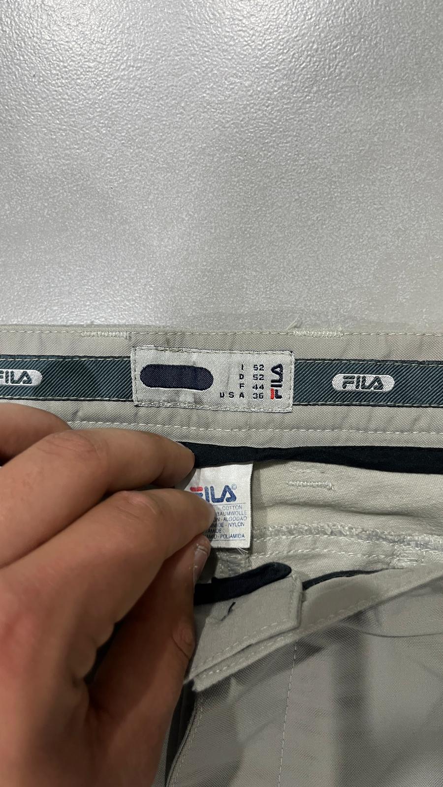 Pants Fila Chino Grey - Pantalone Fila anni 2000 - Rare Piece (XXL)