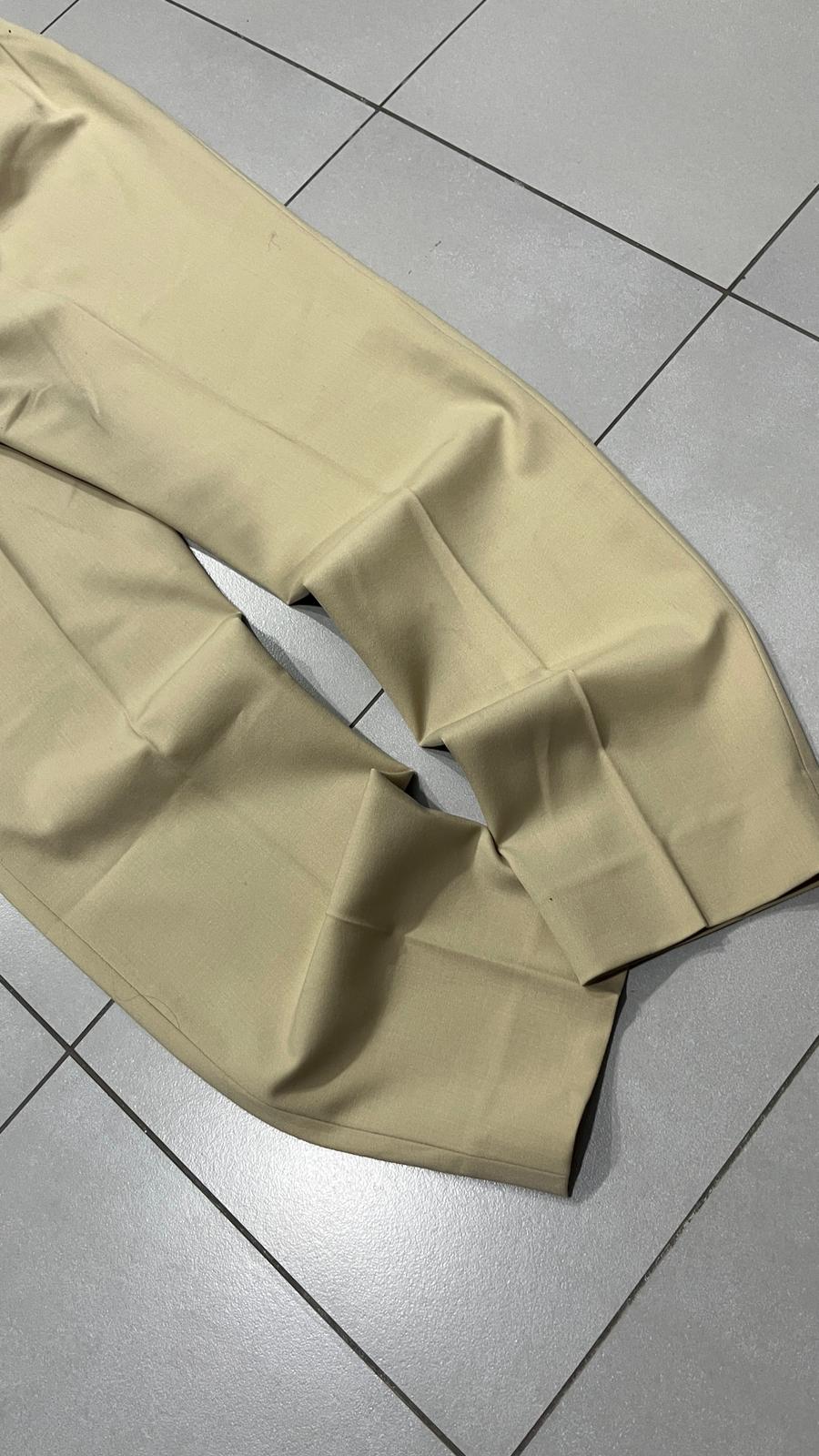 Pantaloni Classici Ralph Lauren Beige con Piega Centrale (L) da Donna