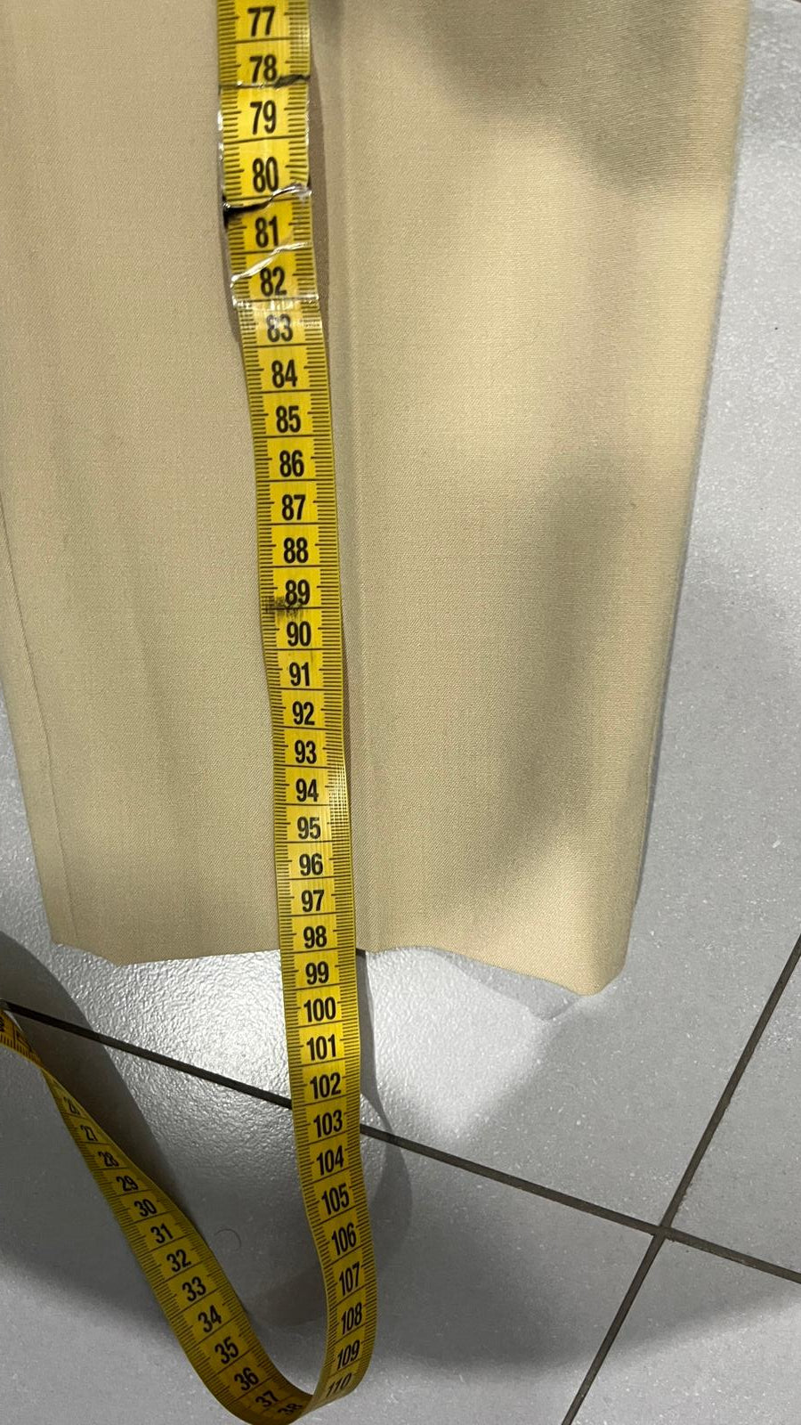Pantaloni Classici Ralph Lauren Beige con Piega Centrale (L) da Donna