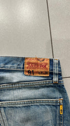 Denim Jeans Baggy Fit Meltin Pot Heavy Denim Washed (M)