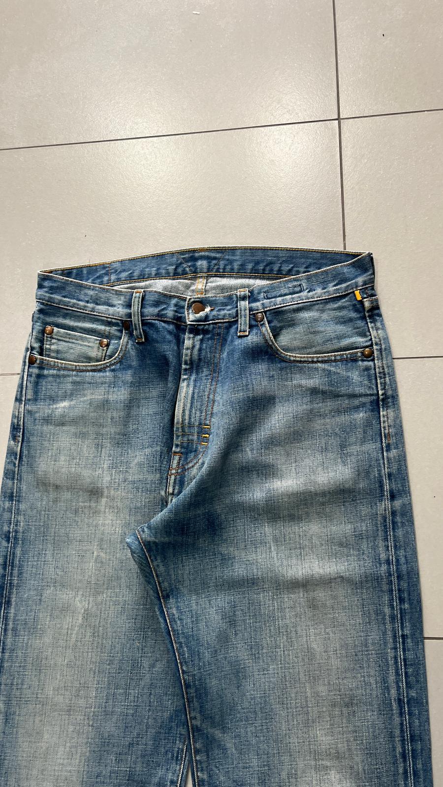 Denim Jeans Baggy Fit Meltin Pot Heavy Denim Washed (M)