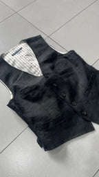 Gilet Ralph Lauren da Donna Nero Vintage (S)