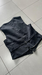 Gilet Ralph Lauren da Donna Nero Vintage (S)