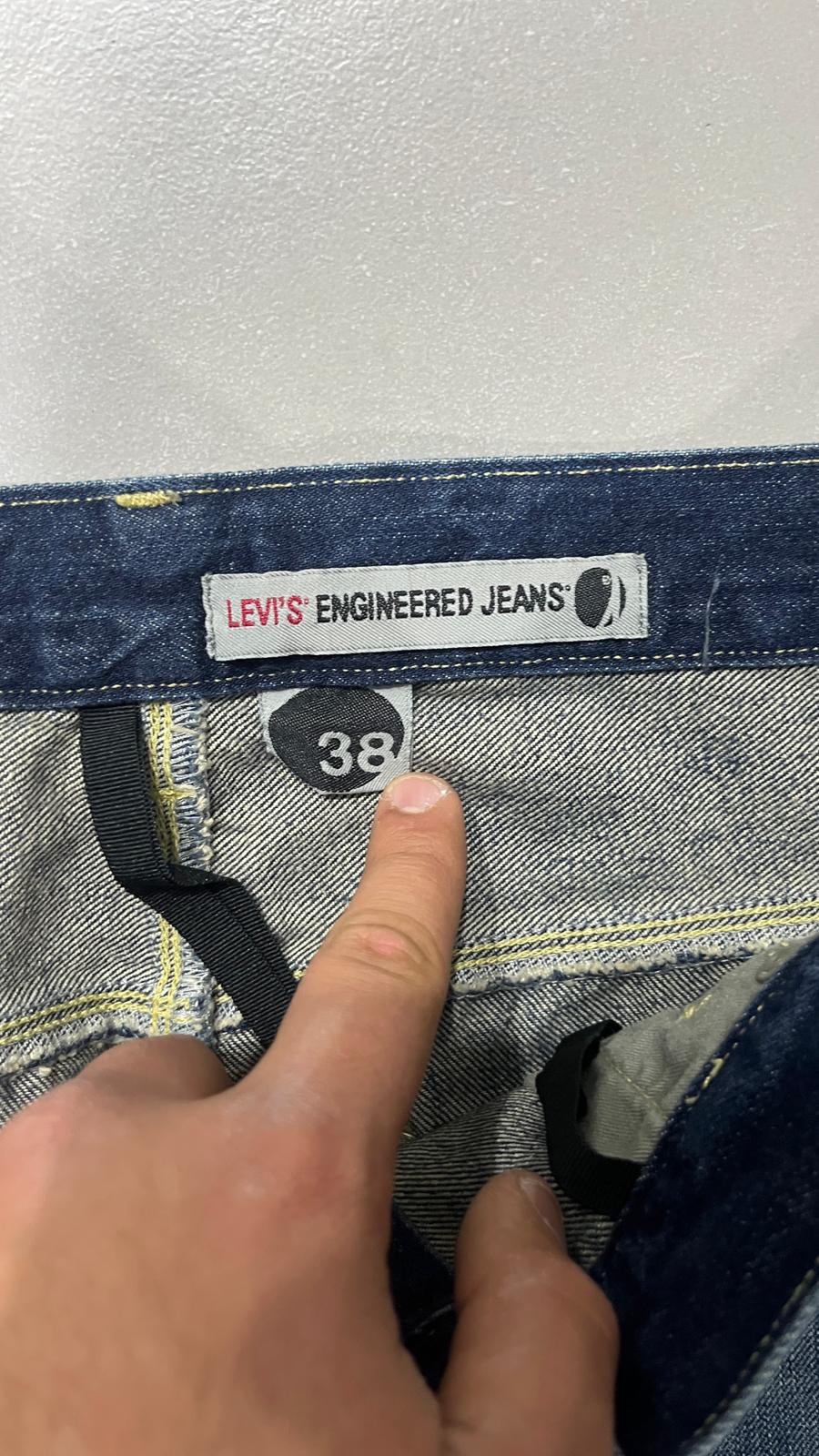 Denim Levis Engineered Vestibilità Twist Baggy Blu Marino (XXL)