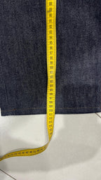 Raw Denim Jeans Evisu Embroidered Baggy Fit (XL)