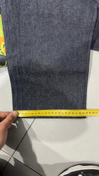 Raw Denim Jeans Evisu Embroidered Particular Model Baggy Fit (M)