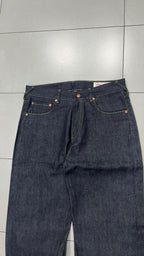 Raw Denim Jeans Evisu Emboroidered Big Logo Baggy fit (M)