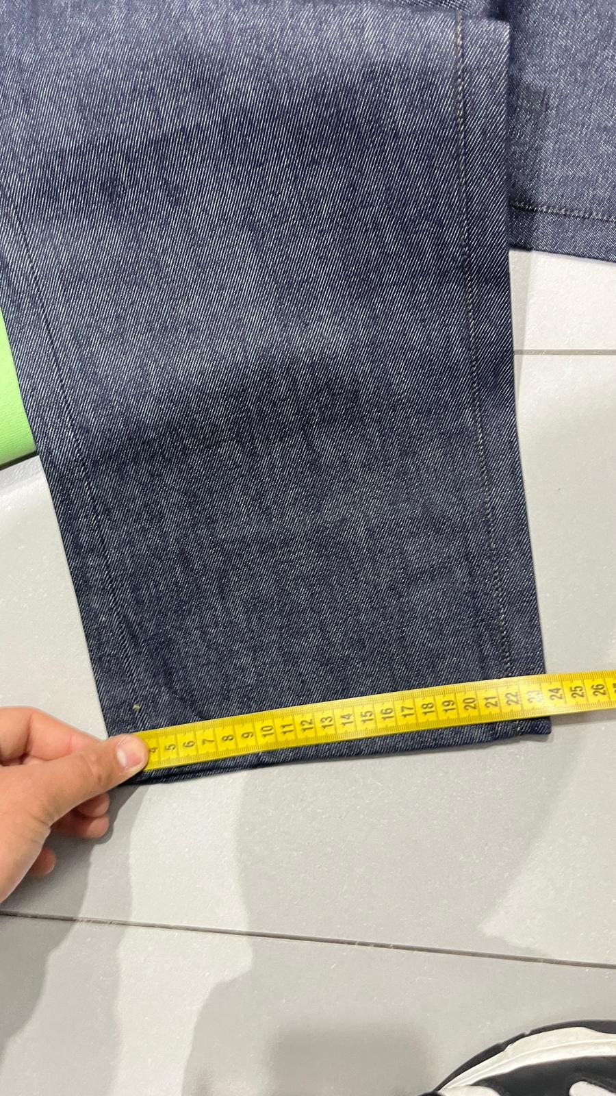 Raw Denim Jeans Evisu Embroidered Baggy Fit (M)