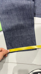 Raw Denim Jeans Evisu Embroidered Baggy Fit (M)