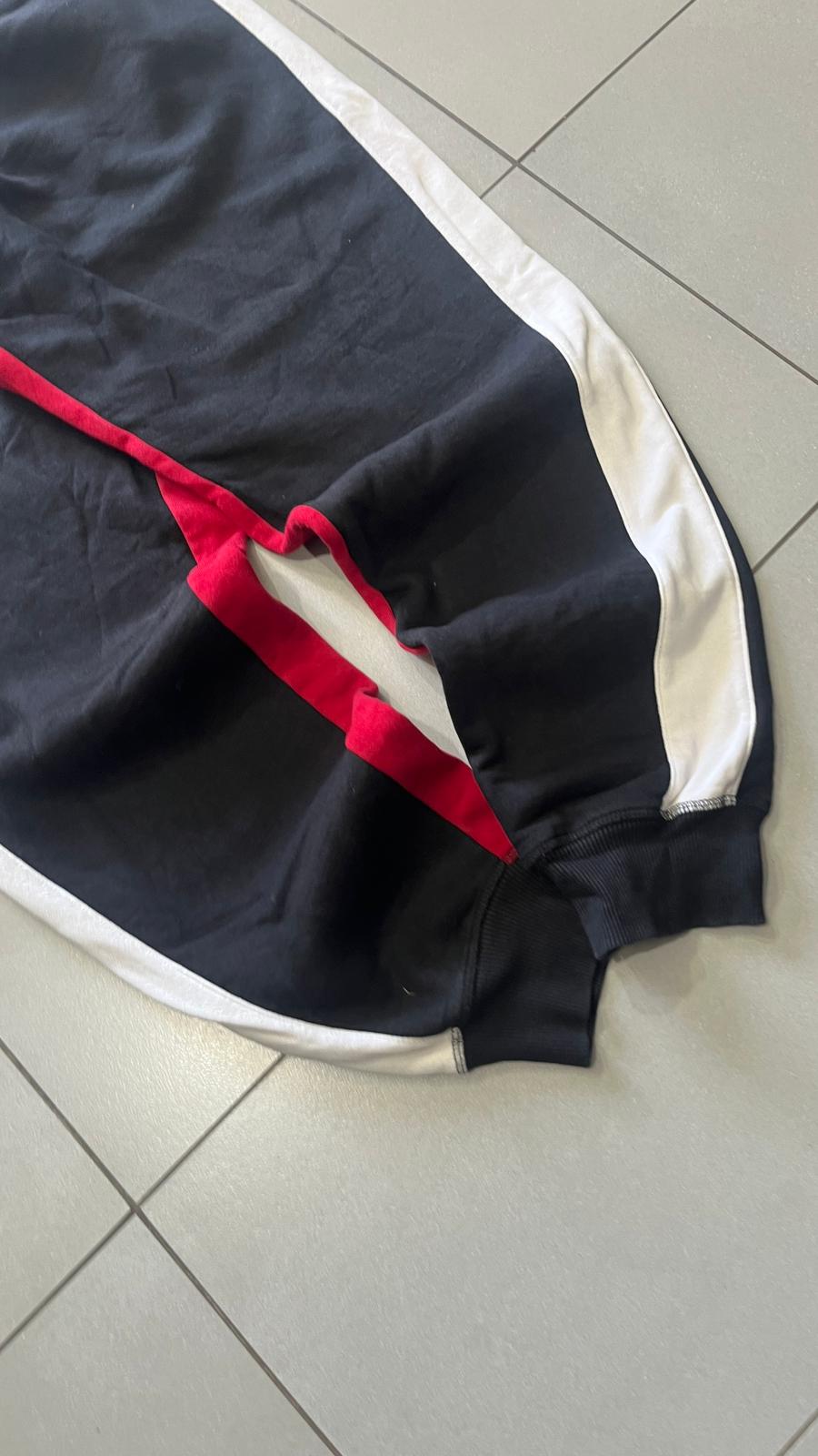 Pantatuta Slim Fit Sean John Nero e Rosso Hip-Hop Style (XL)