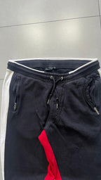 Pantatuta Slim Fit Sean John Nero e Rosso Hip-Hop Style (XL)