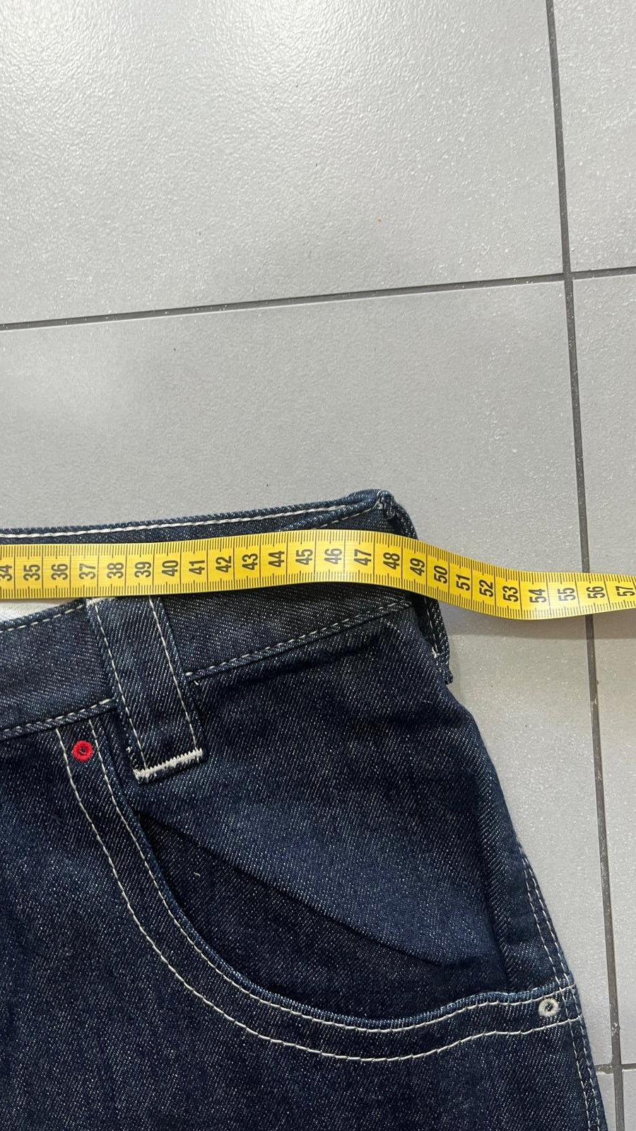 Denim Jeans Super Baggy Dark Blu (XXL)