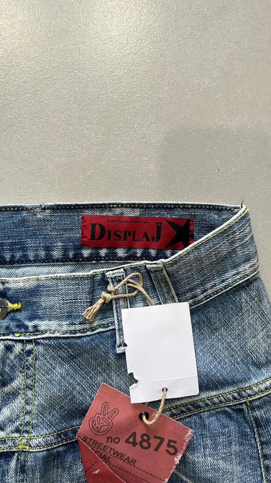 Denim Jeans Particular Embroidered Baggy Fit (M)