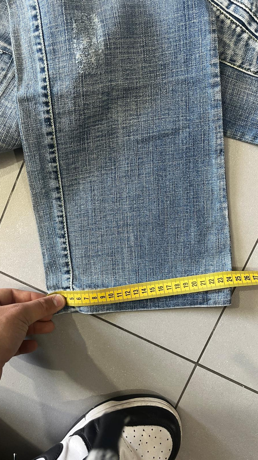 Denim Jeans Particular Embroidered Baggy Fit (M)