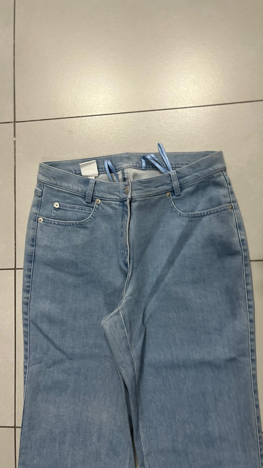 Denim Jeans Bootcut Embroidered Vintage Light Blue (S)