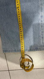 Denim Jeans Bootcut Embroidered Vintage Light Blue (S)