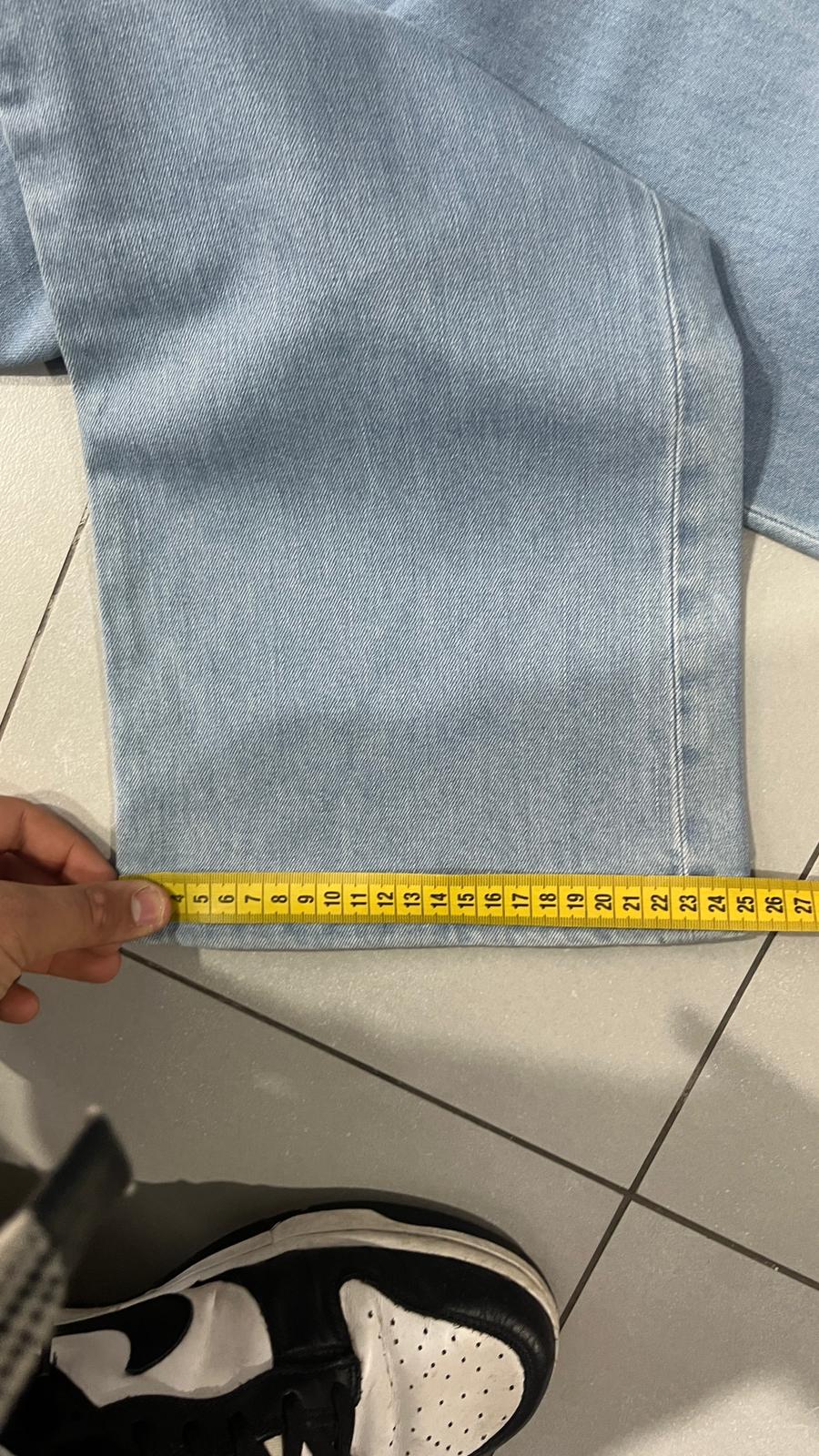 Denim Jeans Bootcut Embroidered Vintage Light Blue (S)