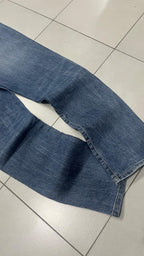 Denim Jeans Wrangler Straight Fit Vintage Blu (L)