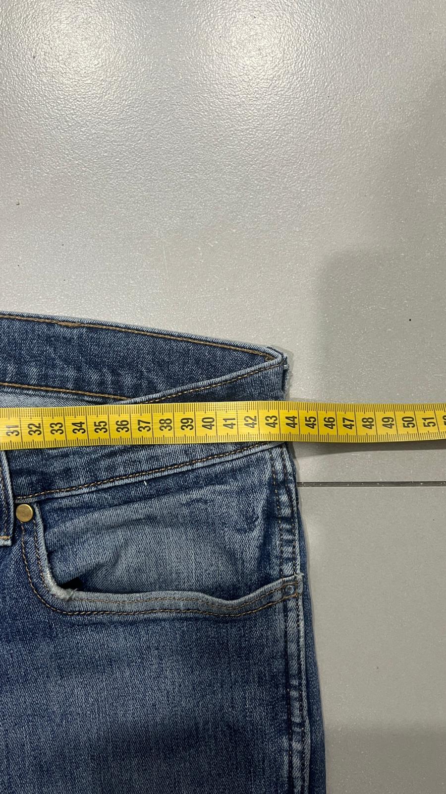Denim Jeans Wrangler Straight Fit Vintage Blu (L)