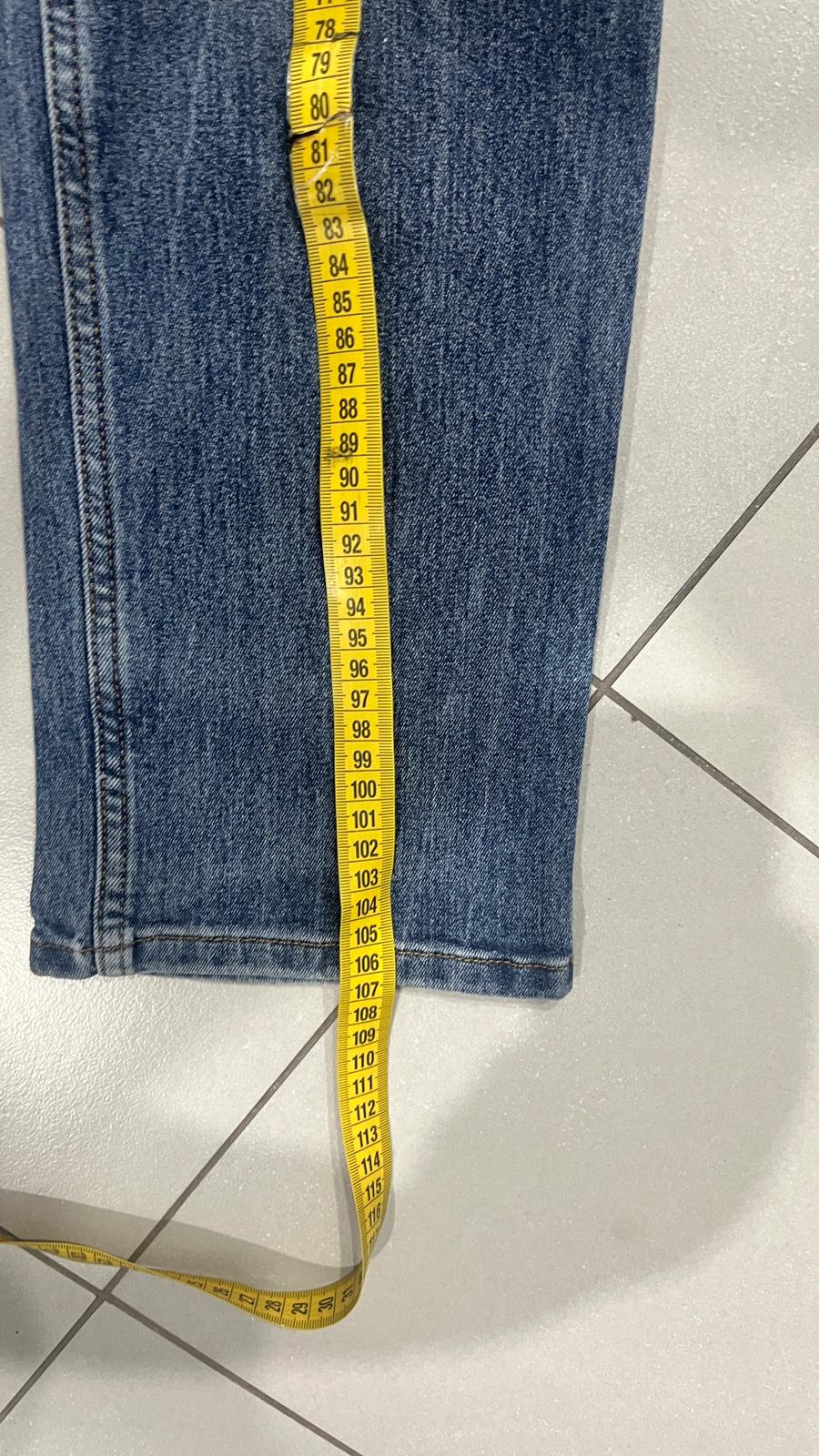 Denim Jeans Wrangler Straight Fit Vintage Blu (L)