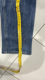 Denim Jeans Wrangler Straight Fit Vintage Blu (L)