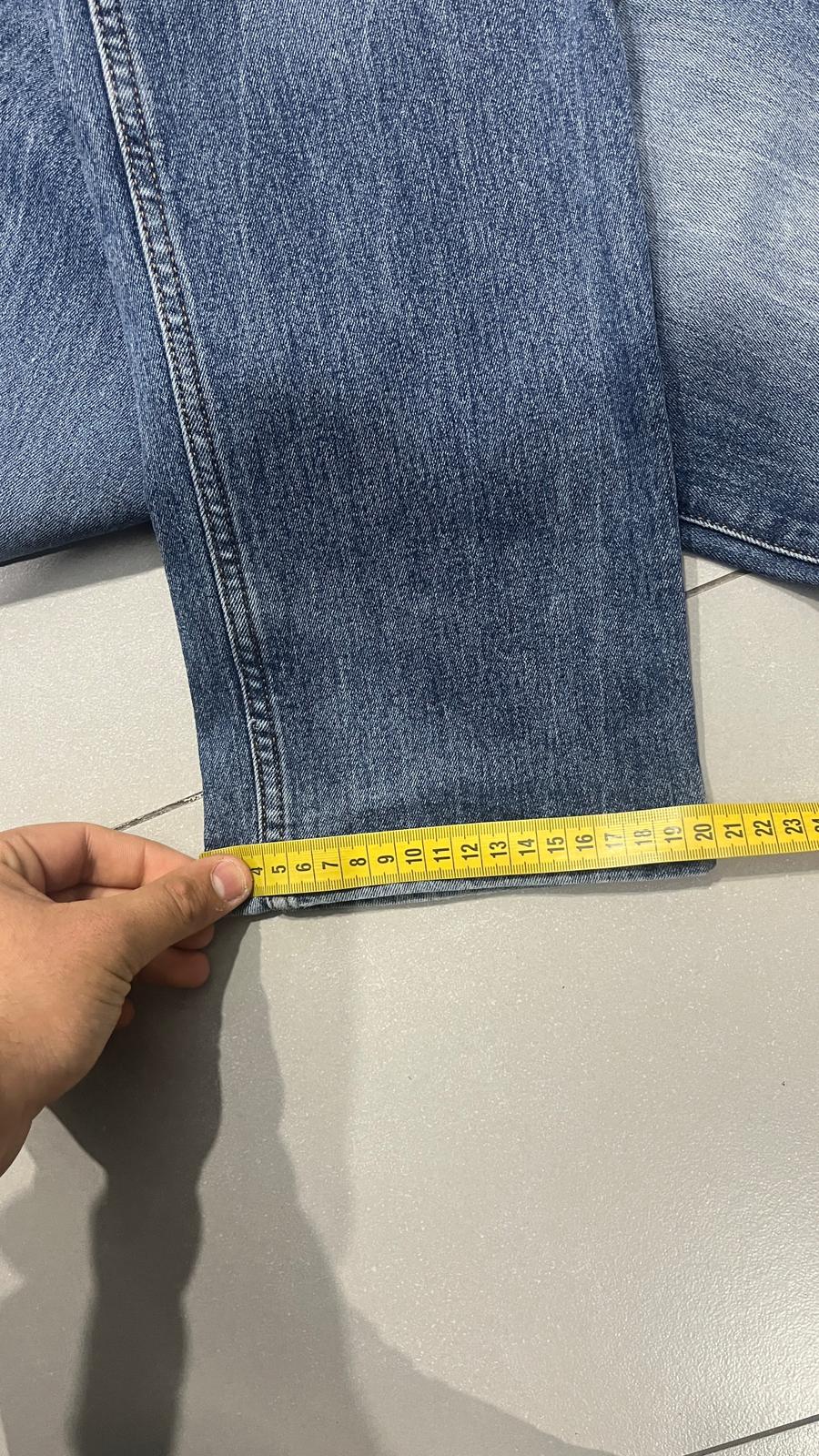 Denim Jeans Wrangler Straight Fit Vintage Blu (L)