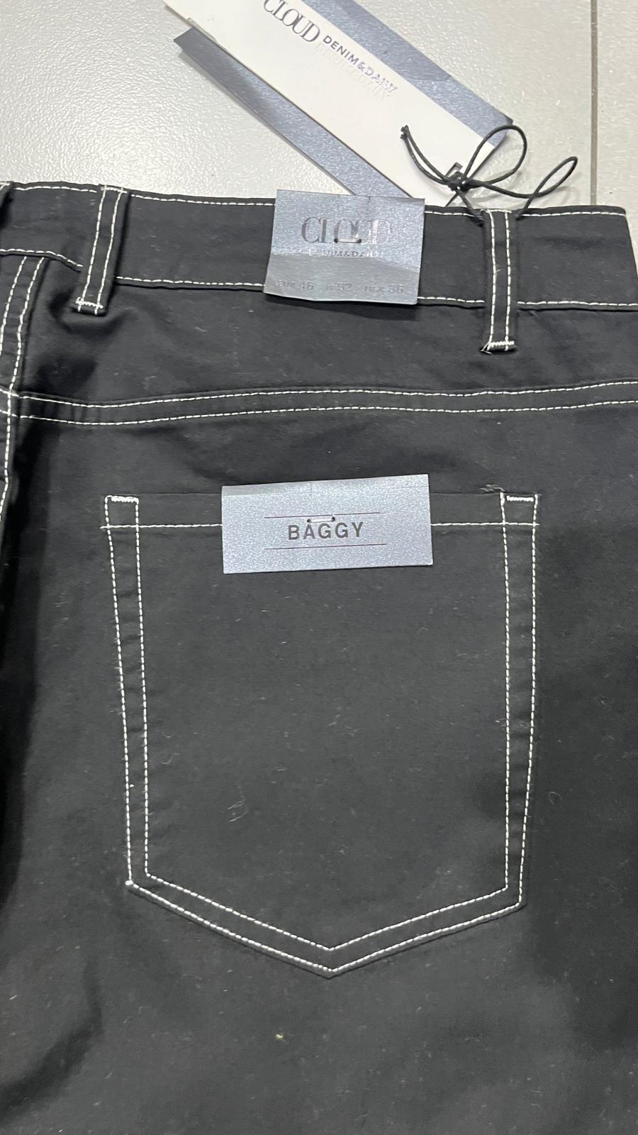 Denim Jeans Cuciture Inverse Baggy Fit (XXL)