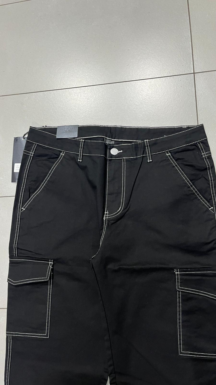 Denim Jeans Cuciture Inverse Baggy Fit (XXL)
