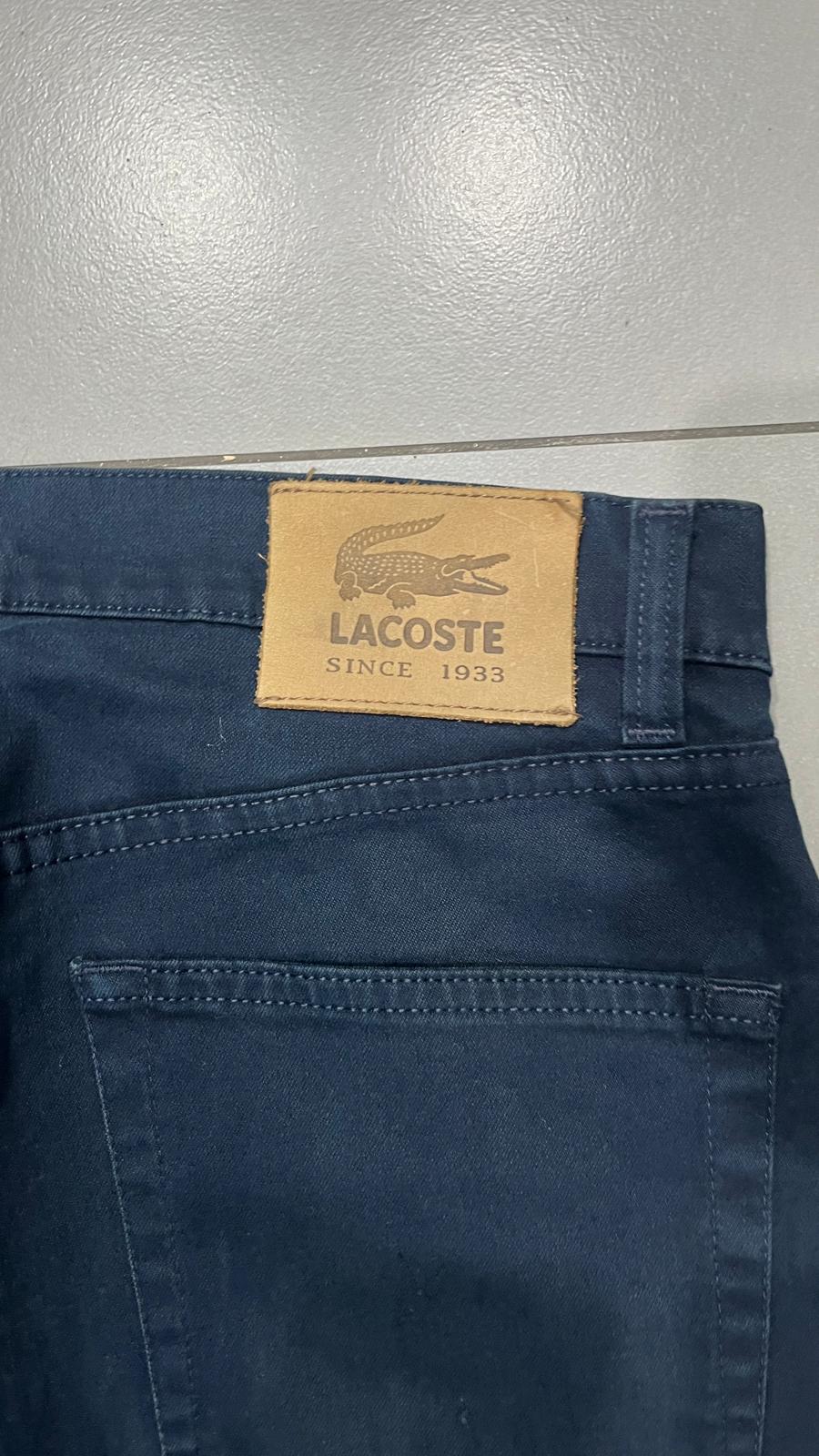 Denim Jeans Lacoste Baggy Fit Pants Dark Blu (L)