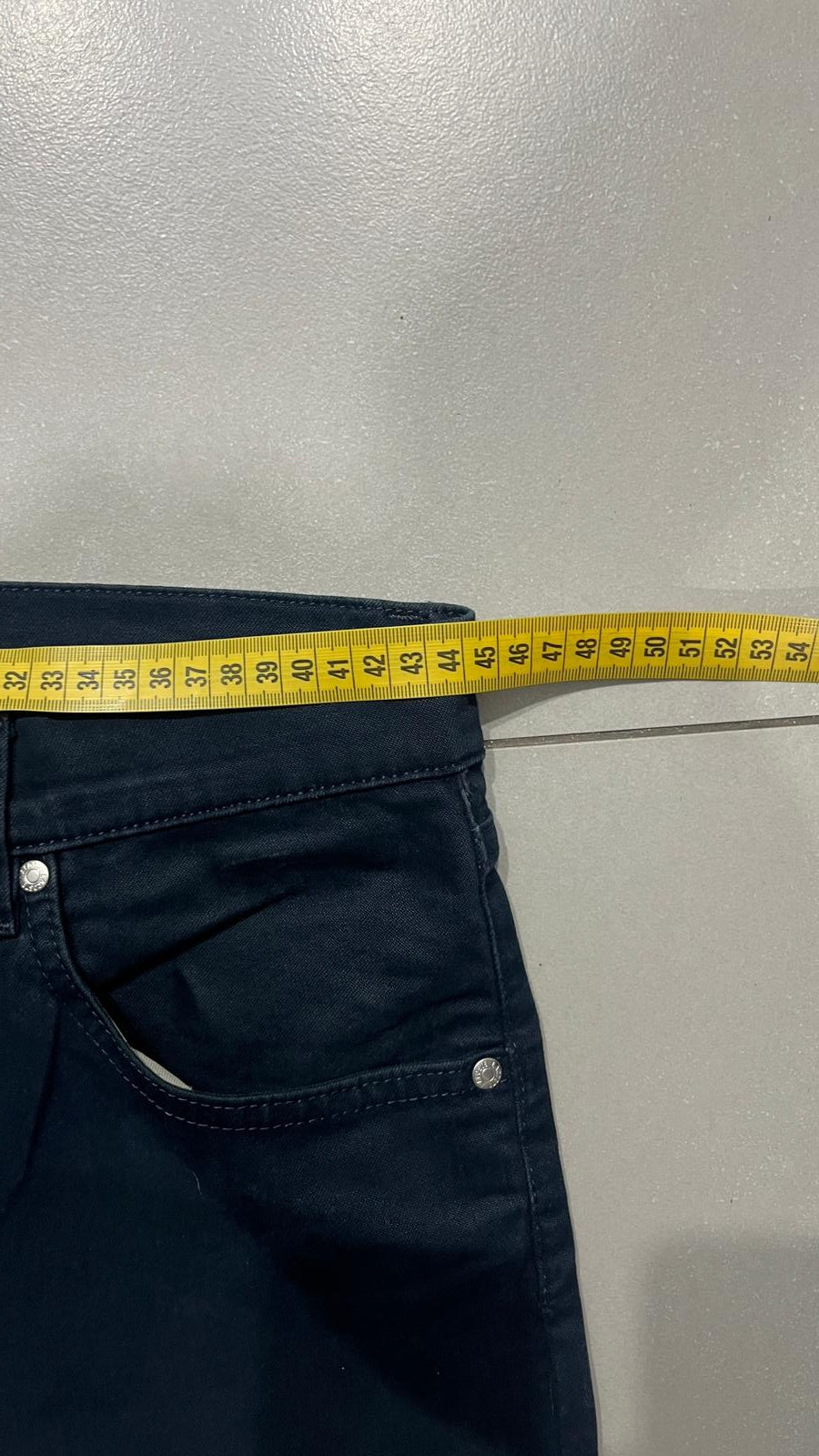 Denim Jeans Lacoste Baggy Fit Pants Dark Blu (L)