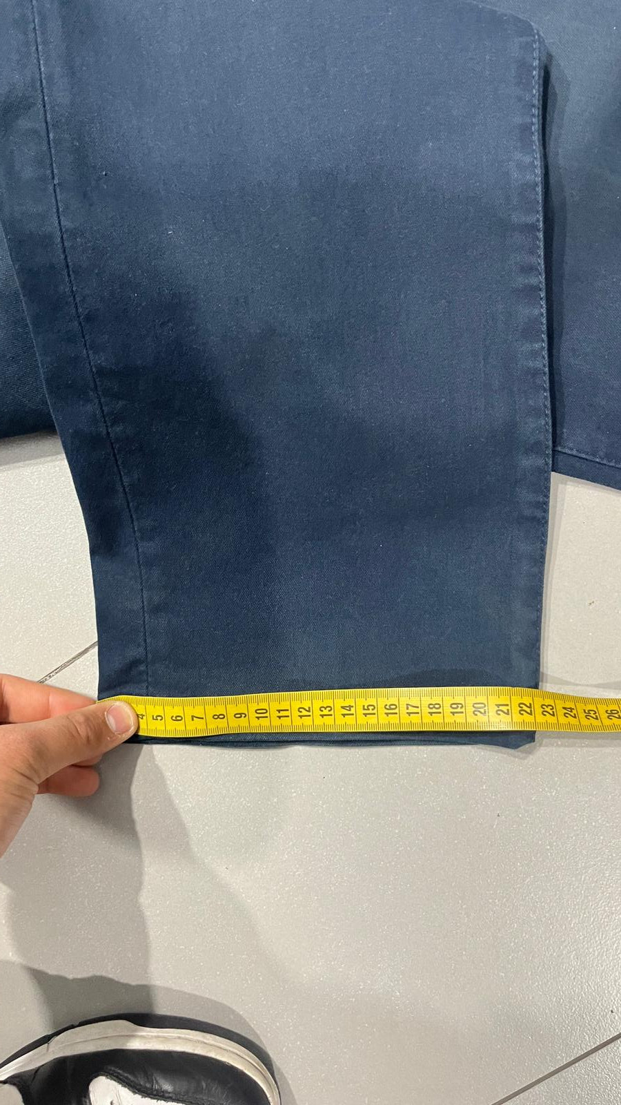 Denim Jeans Lacoste Baggy Fit Pants Dark Blu (L)