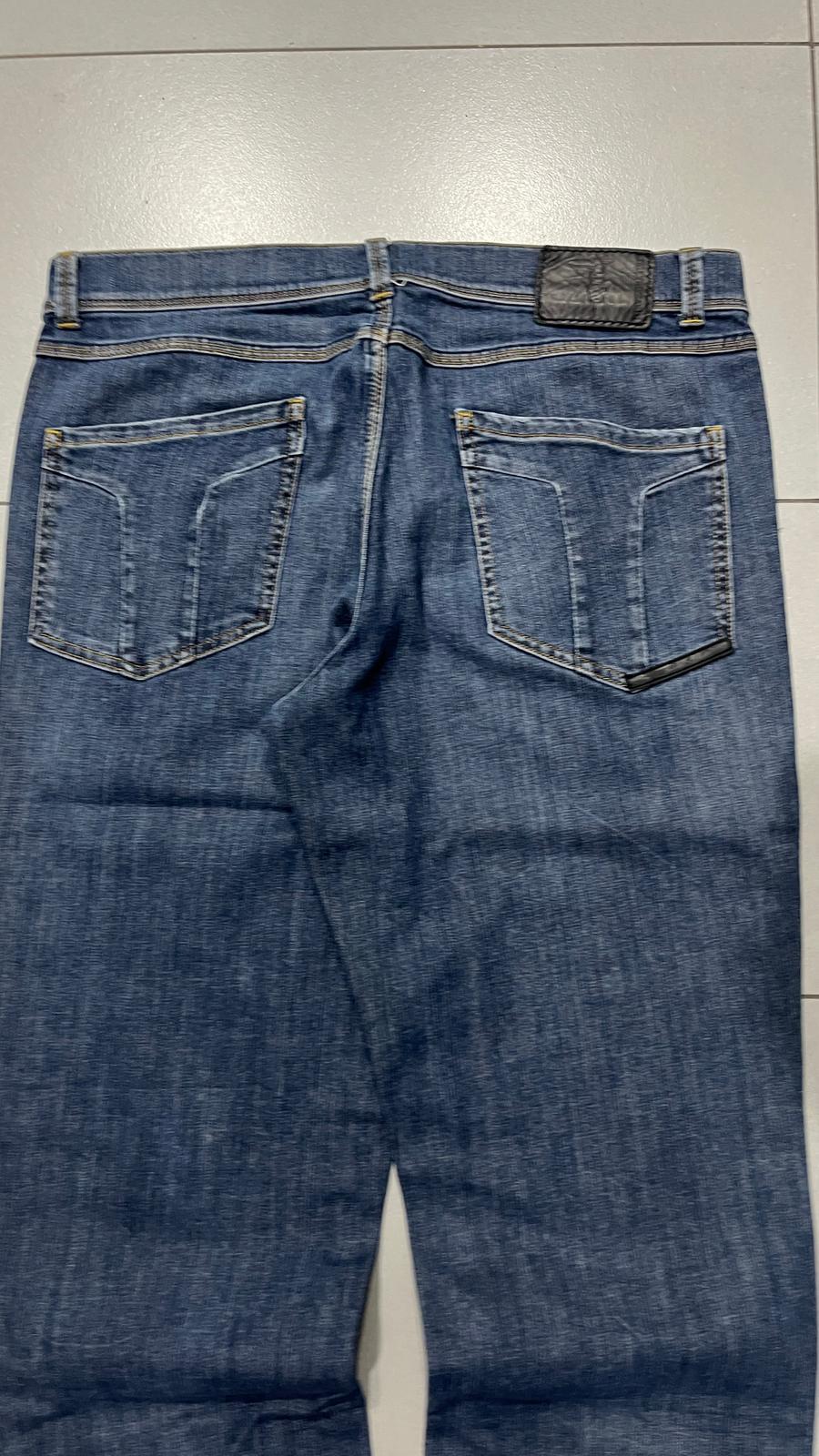 Denim Jeans Trussardi Dark Blue Straight Fit (L)