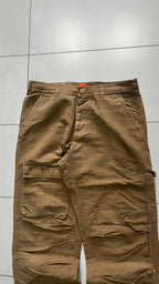 Baggy Pants Hugo Boss Vintage Beige / Brown Hip-Hop (L)
