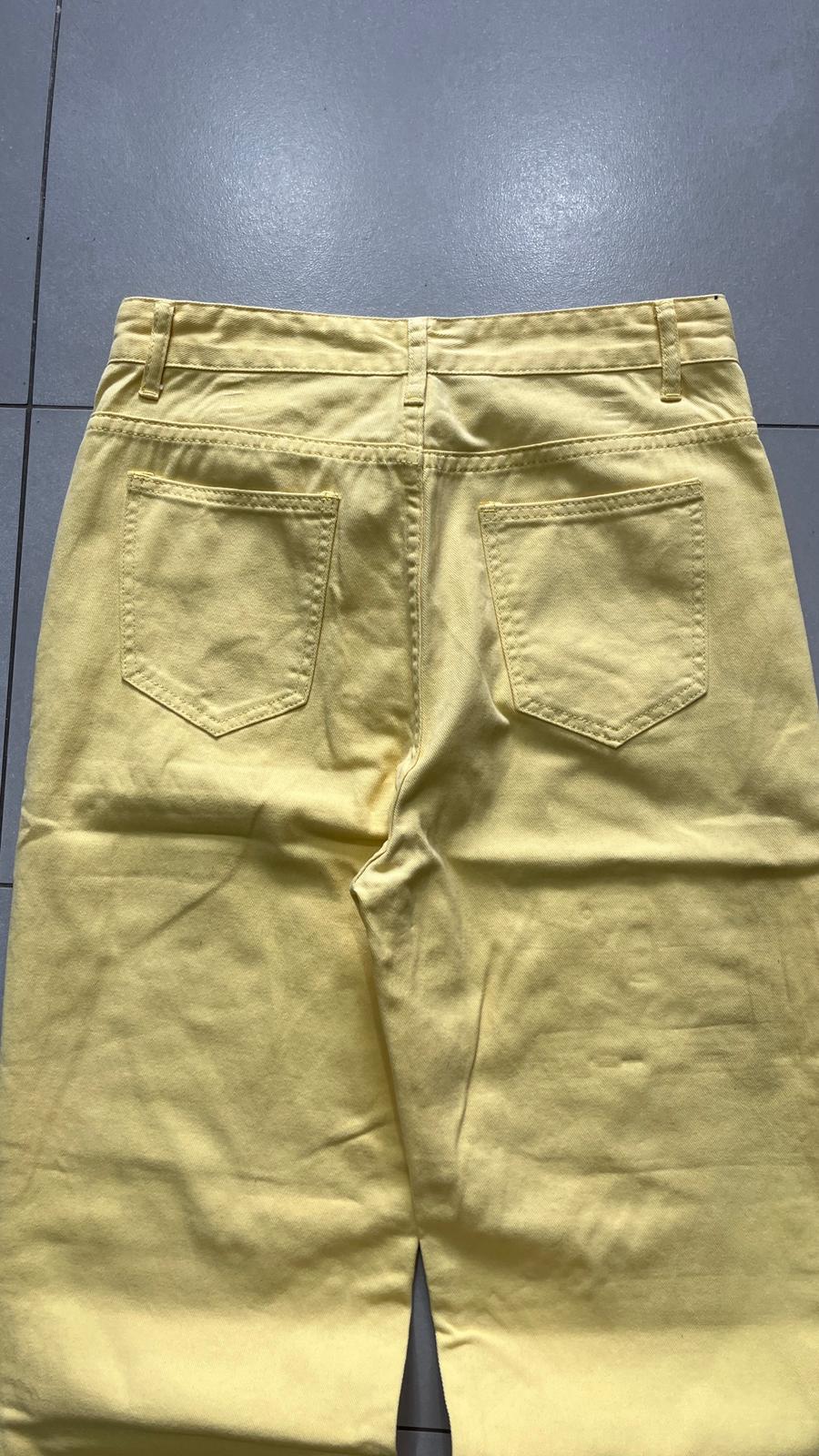 Denim Jeans Baggy Fit Yellow Particular Balloon (XS)