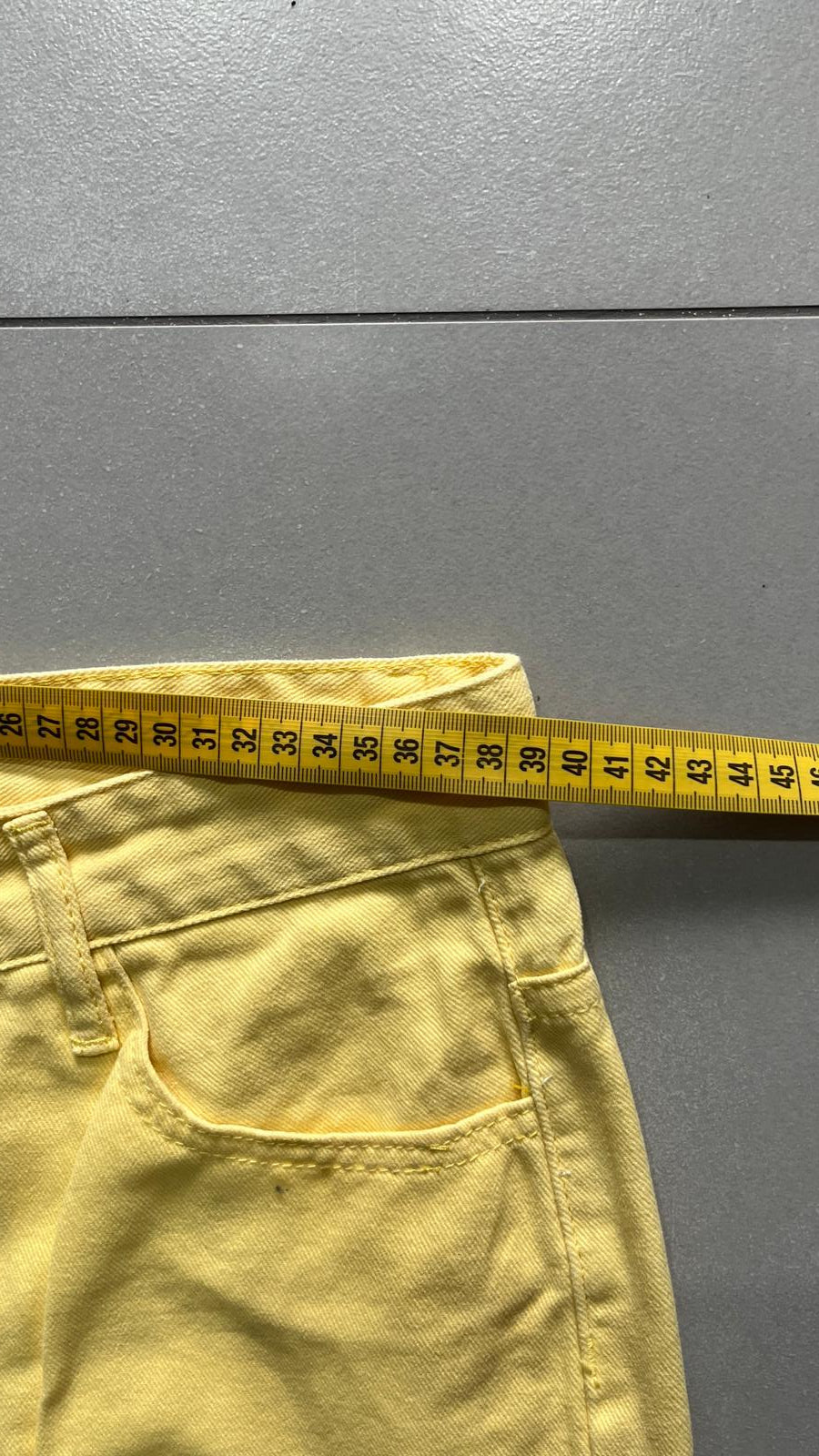 Denim Jeans Baggy Fit Yellow Particular Balloon (XS)