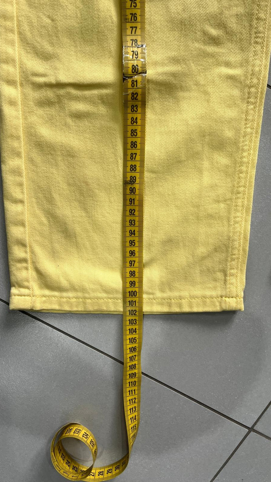 Denim Jeans Baggy Fit Yellow Particular Balloon (XS)