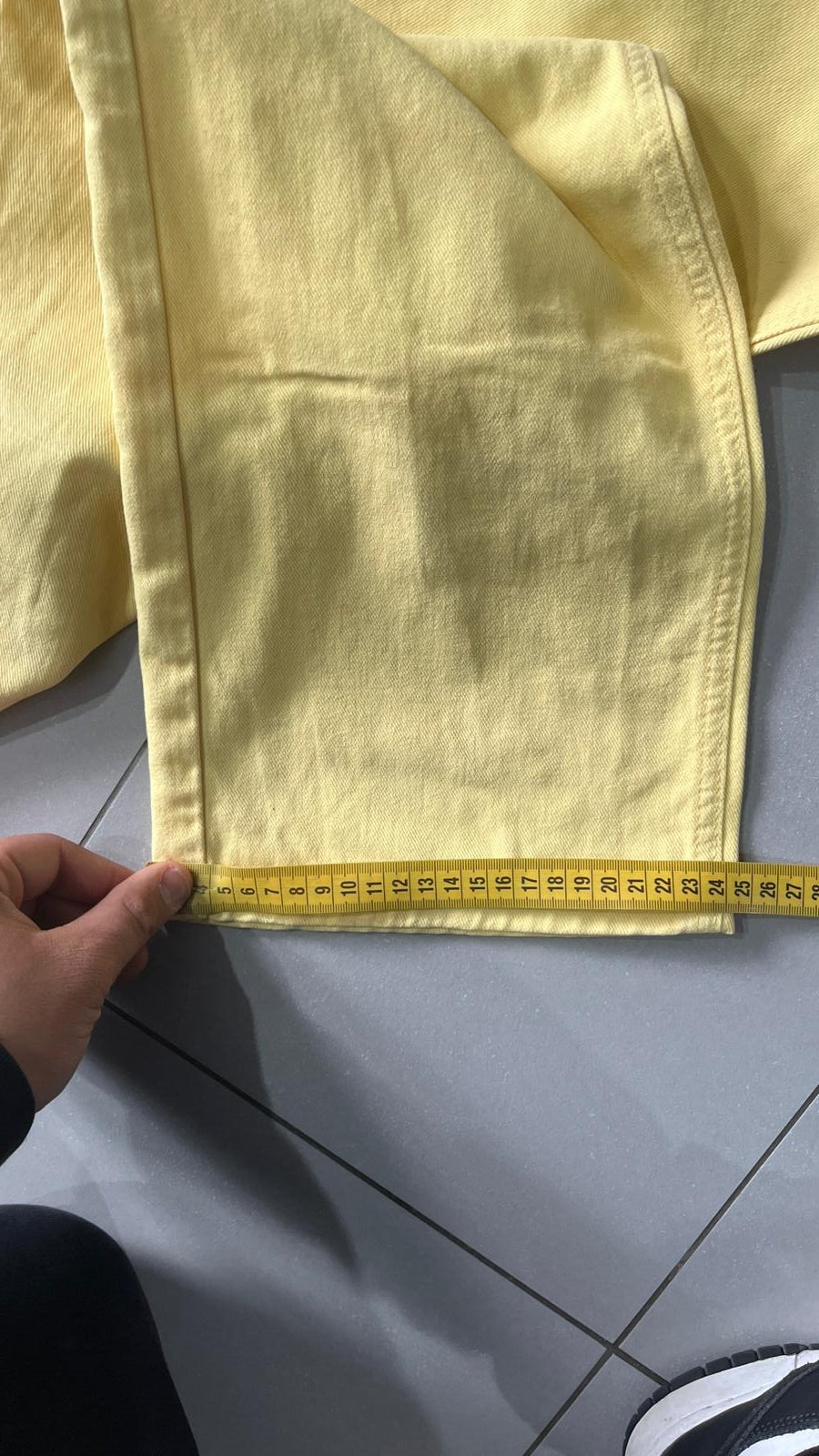 Denim Jeans Baggy Fit Yellow Particular Balloon (XS)