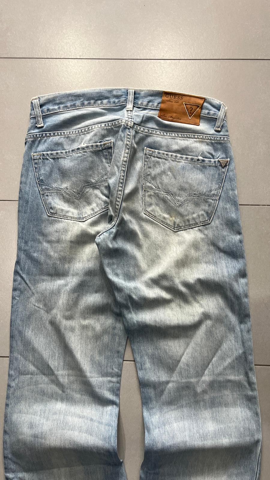Denim Jeans Svasati Guess Light Blue Wash (M)