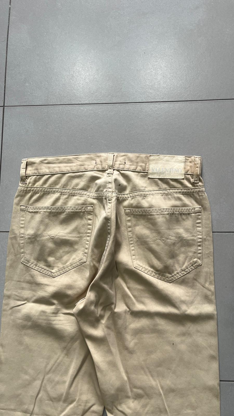 Pants Valentino Jeans Beige Straight / Slim Fit (M)