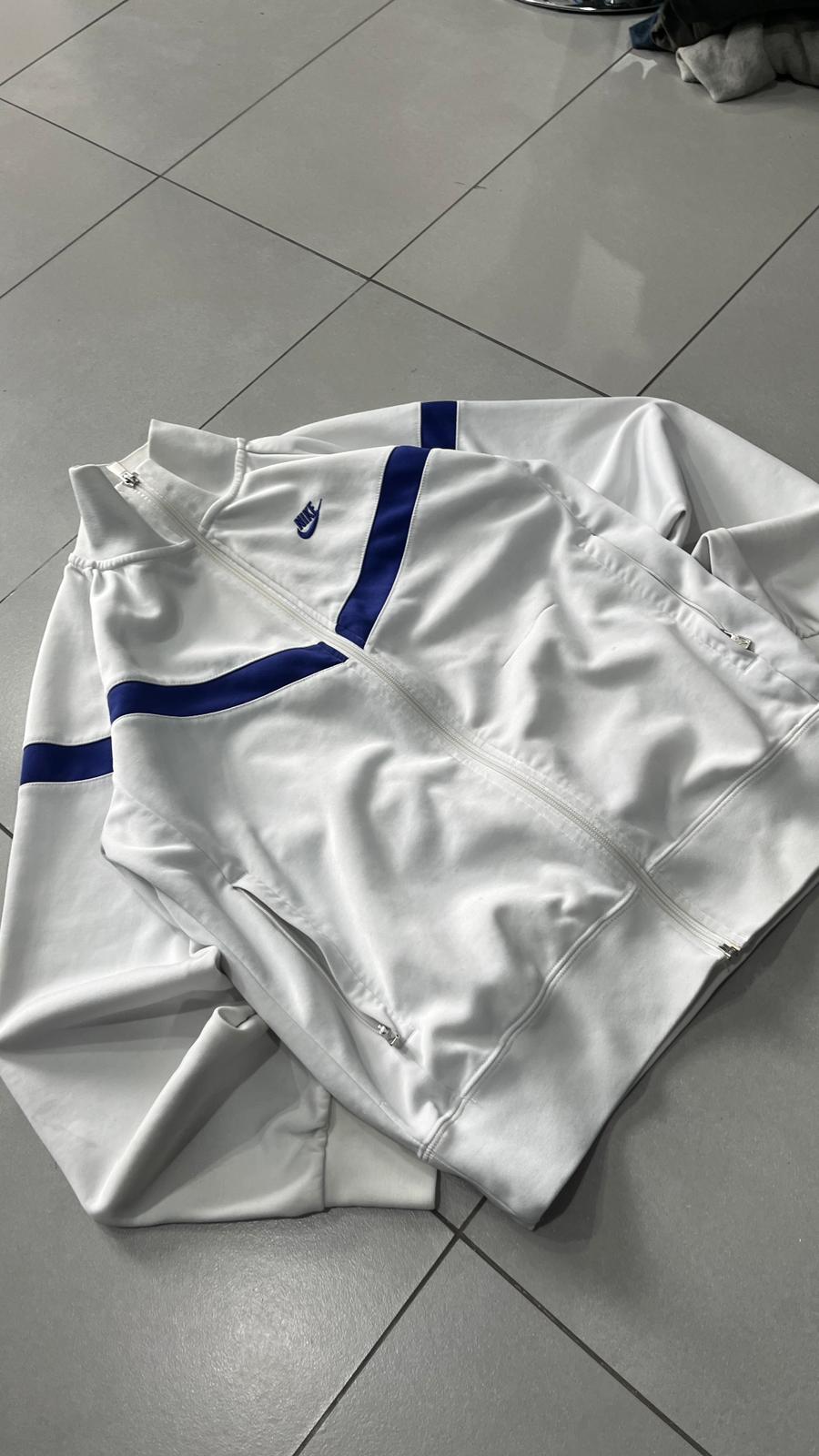 Felpa Nike Bianca e Viola - TrackJacket Vintage (S)