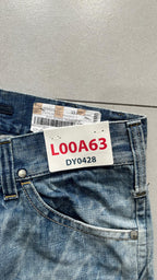 Denim Energie Washed Marmorizzato Baggy Fit Flare (M)