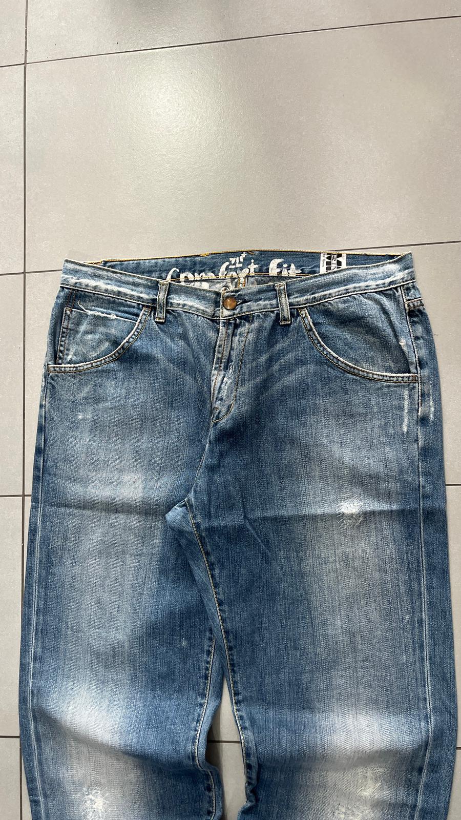 Denim Jeans Baggy Fit ZuElements Embroidered (L)