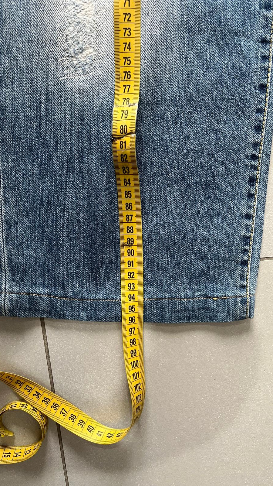Denim Jeans Baggy Fit ZuElements Embroidered (L)