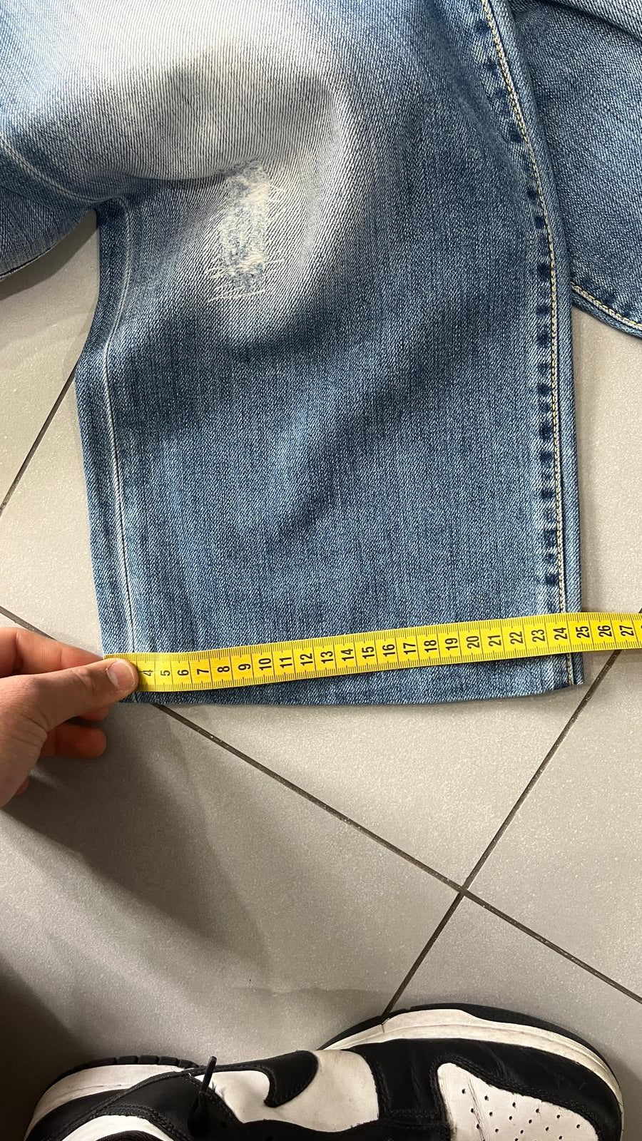 Denim Jeans Baggy Fit ZuElements Embroidered (L)
