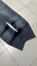 Denim Jeans G-Star Straight Fit Blu Wash Striped (M)