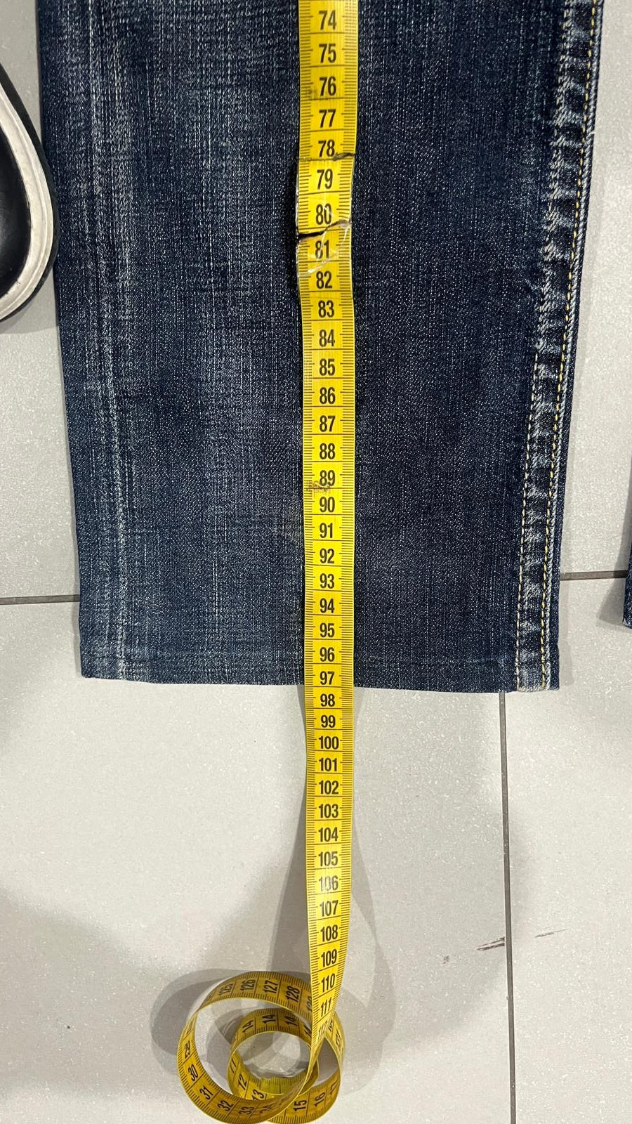 Denim Jeans G-Star Straight Fit Blu Wash Striped (M)