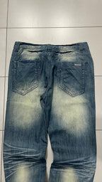 Denim Jeans Stone Wash Straight Fit (L)